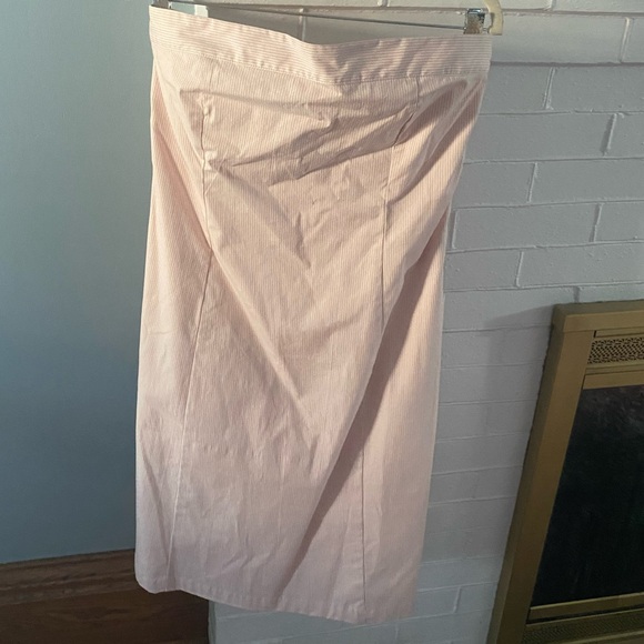 NWT Sz 14 Old Navy Pink and White Striped Dress - Picture 11 of 12